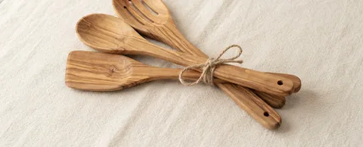 Set de cucharas de madera